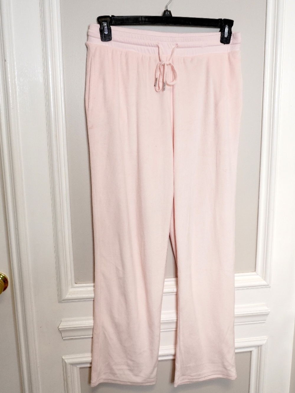 Juicy Couture, OG BIG BLING VELOUR TRACK PANTS, Size L